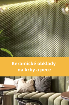 Keramické obklady na krby a pece